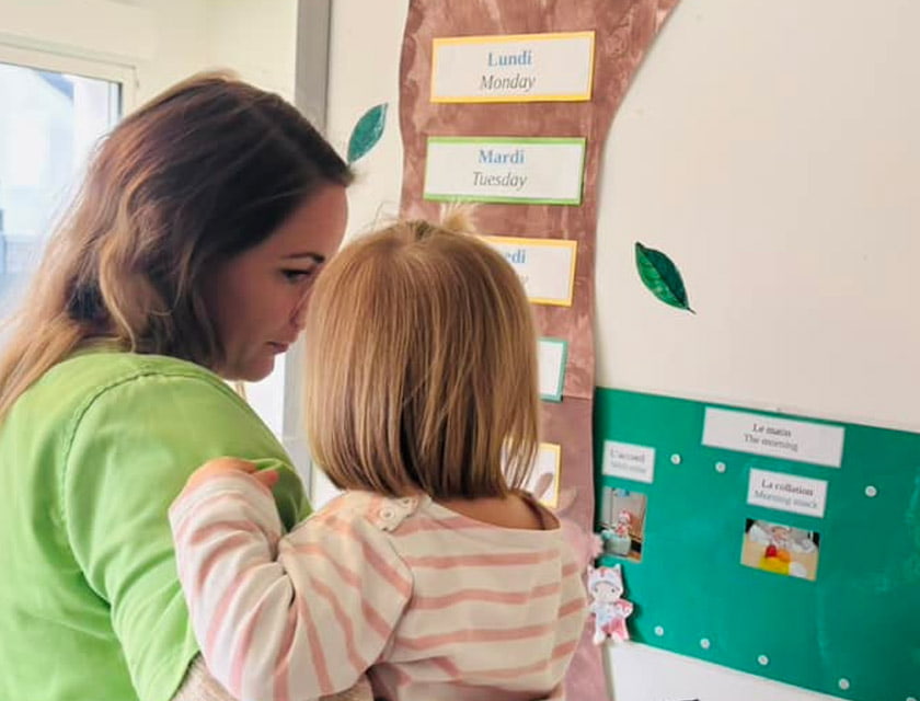 Immersion dans un bain langagier bilingue